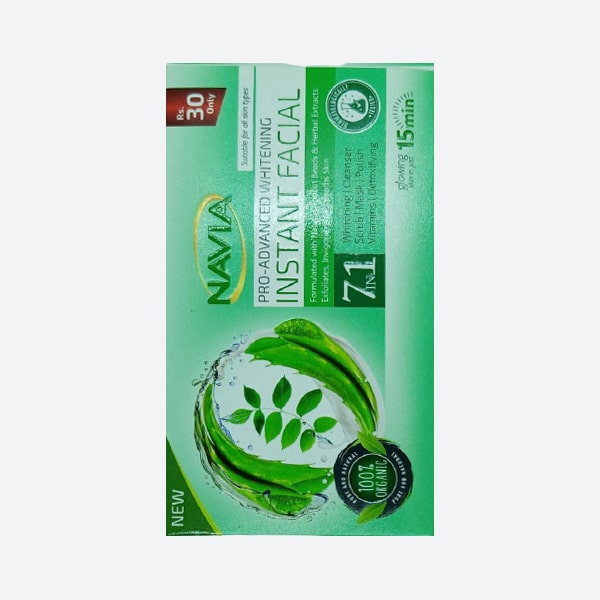 Navia Instant Whitening Facial Sachet Trynow Pk