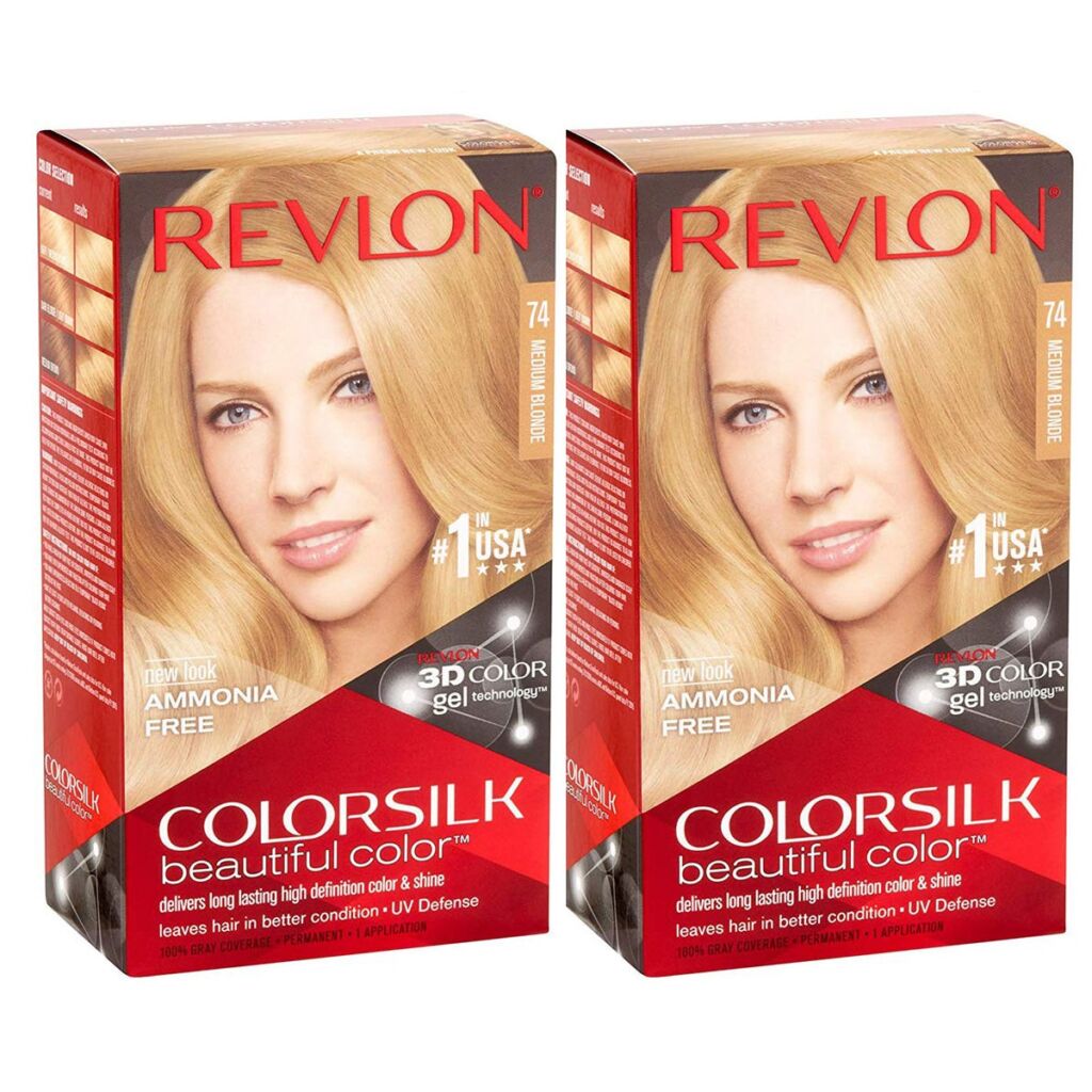 Revlon Colorsilk Medium Blonde Hair Color Combo Pack Trynow Pk