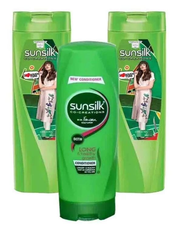 Sunsilk 2Shampoo+Conditioner Lively & Silky
