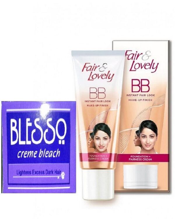 Fair & Lovely BB Creme (L) +Free Blesso Bleach Sachet