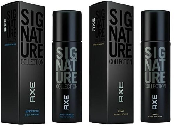 Axe Signature - Pack of 2 - Mysterious & Suave Men Body Spray (Original) 122ml