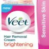 Veet Brightening Cream For Sensitive Skin - 50gm