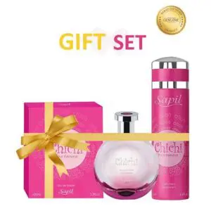 Chichi Pour Femme Gift Set- Perfume 100ML + Body Spray 200ML