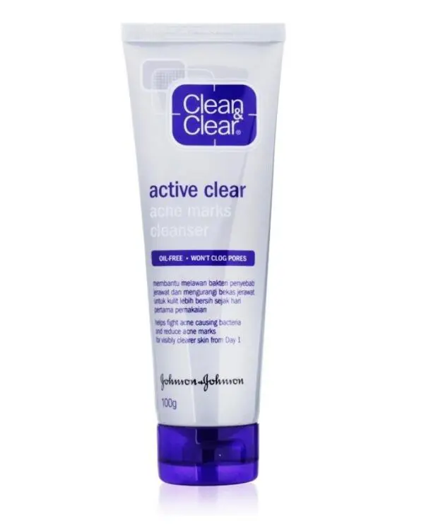Clean & Clear Active Clear Acne Marks Cleanser 100gm