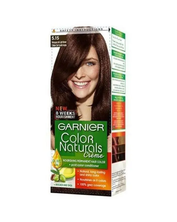 Garnier HairColor Naturals Mahogany Ash Light Brown 5.15