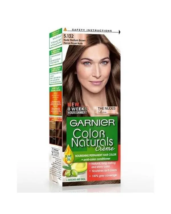Garnier Hair Color Naturals Nude Medium Brown 5.132