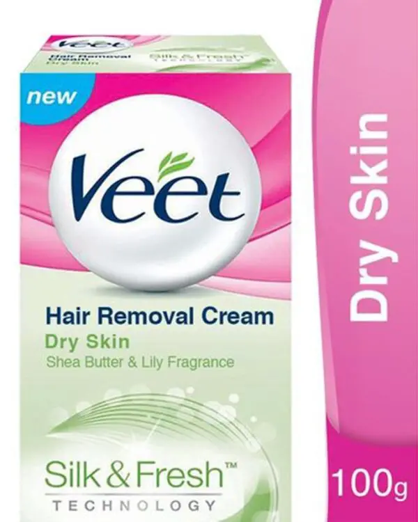 Veet Cream Silk & Fresh For Dry Skin - 100gms