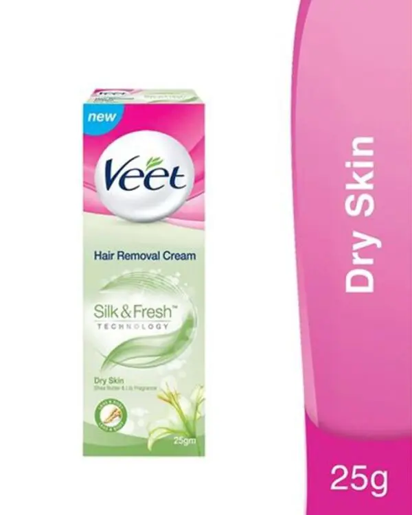 Veet Cream Silk & Fresh For Dry Skin - 25gms
