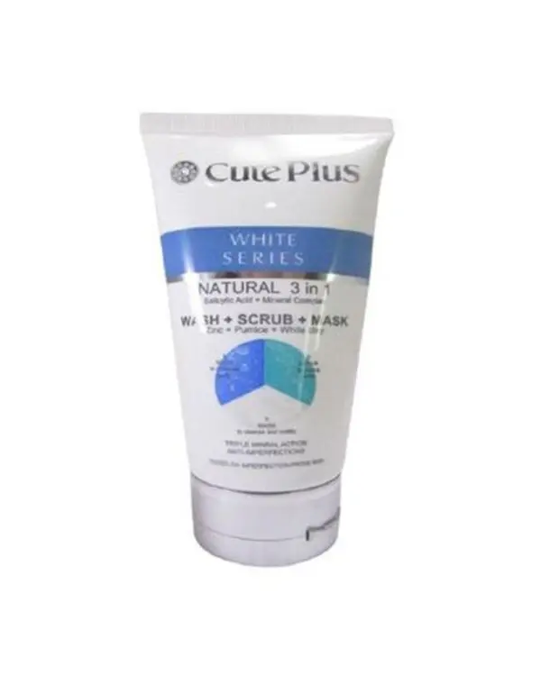 Cute Plus 3 in 1 Face Wash For Men and Women
