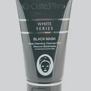 Cute Plus Charcoal Black Mask For Men And Women 150ml