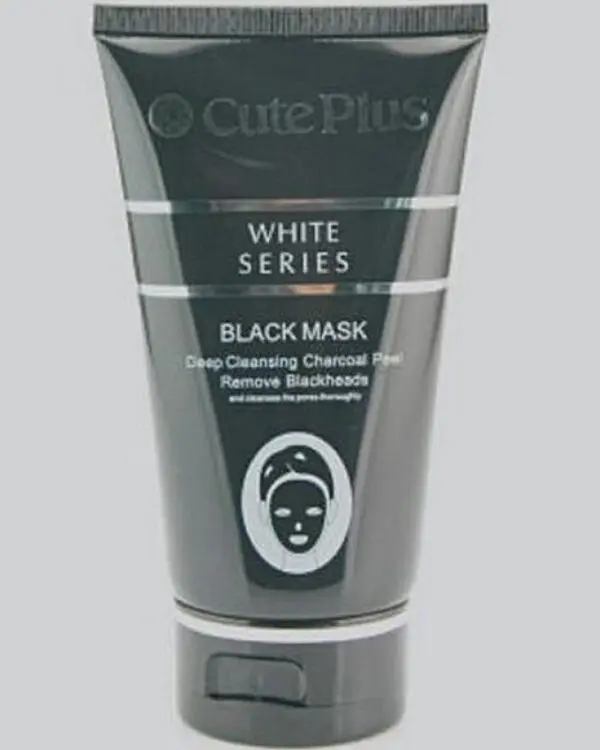 Cute Plus Charcoal Black Mask For Men And Women 150ml