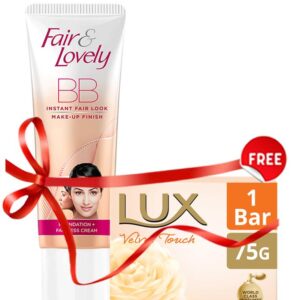 Free Lux Velvet Touch Soap 75g With Fair & Lovely BB Cream 18gm