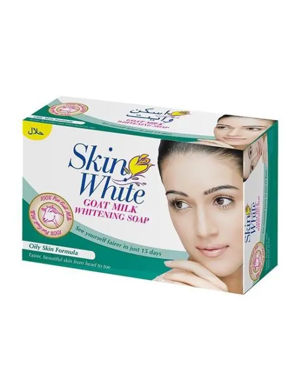 Skin White Goat Milk Whitening Soap (Oily) -110gm