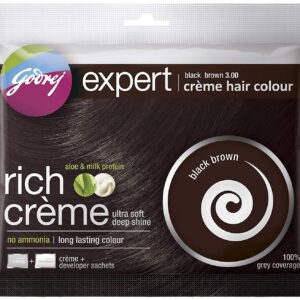 Godrej Black Brown 3.00 Creme Hair Colour (India)
