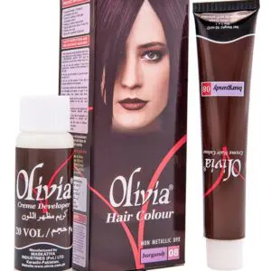 Olivia Hair Colour Burgundy
