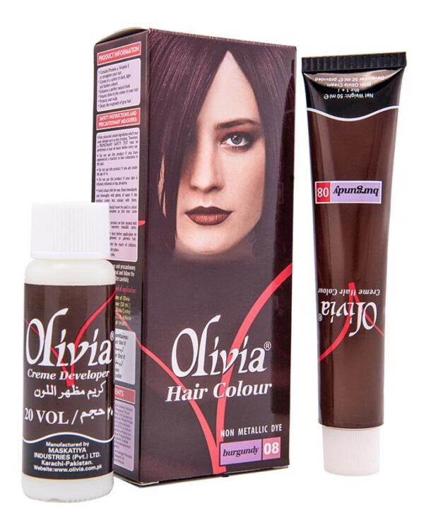 Olivia Hair Colour Burgundy