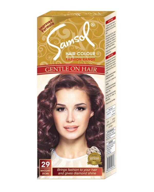 Samsol Hair Dye - 29 Mahogany Brown -