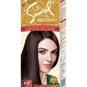Samsol Hair Dye - 43F Dark Brown - 50ml