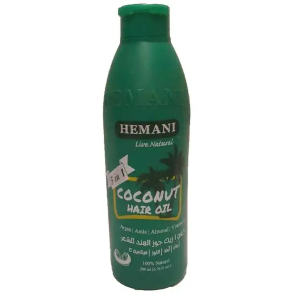 Hemani Coconut 100% Natural Hair Oil 5 in 1 200ml