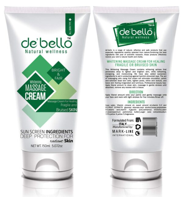 Debello Facial Massage Cream (150ml)