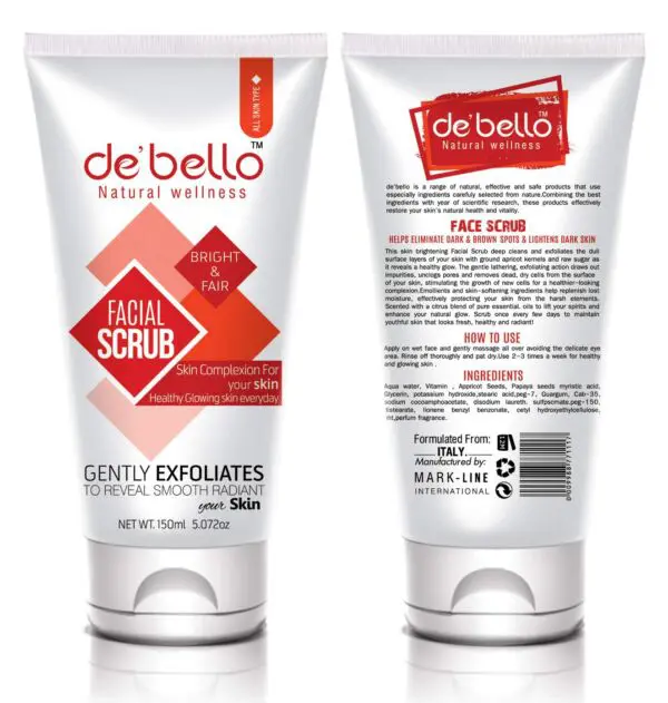 Debello Skin Wellness Facial Scrub (150ml)