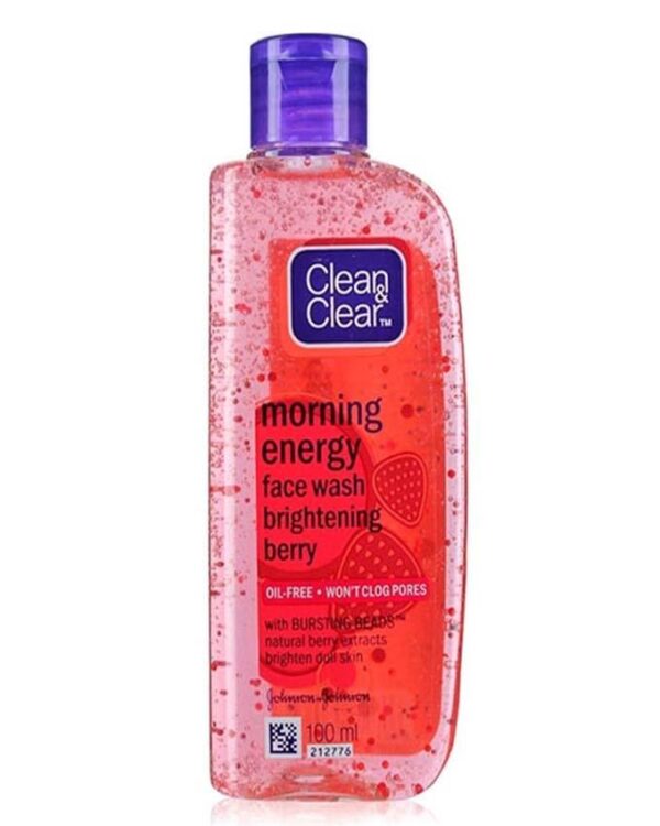 Clean and Clear Morning Energy Face Wash Purifying strawberry 100 ml