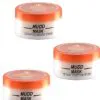 Pack Of 3 Mudd Mask Clean Tighten Tones For Men And Women 75Gm