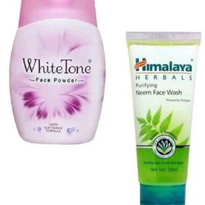 Himalaya Pack of 2 - Neem Face Wash & White Tone Powder