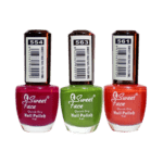 Sweet Face Nail Polishes (554, 563, 561) 3Pcs