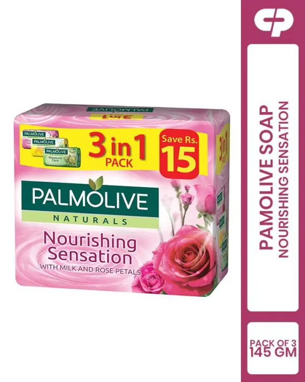 Palmolive Natural Nourishing Sensation Pack Of 3 145 GM