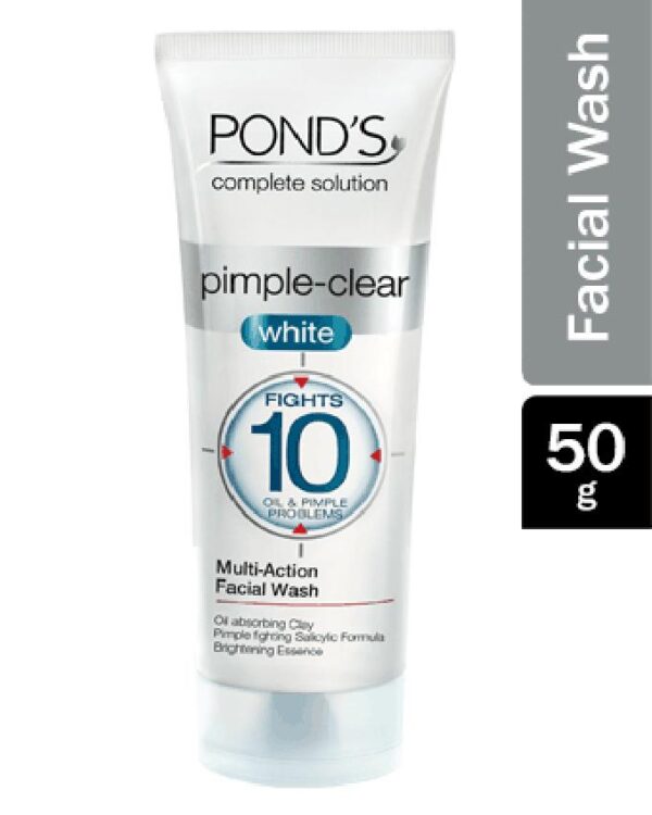 Ponds Pimple-Clear White Face Wash 50g