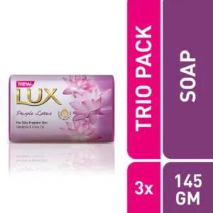 Trio Pack Lux Purple Lotus Soap 145 gm
