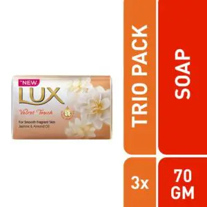 Trio Pack Lux Velvet Touch Soap 70 gm