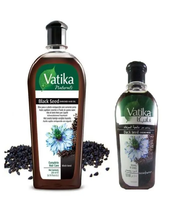 Vatika Naturals Black Seed Strong & Shiny Enriched Hair Oil - 100Ml - India