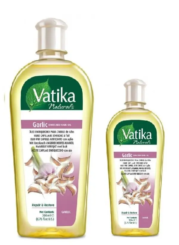 Vatika Naturals Garlic Repair And Restore Enriched Hair Oil - 100Ml -