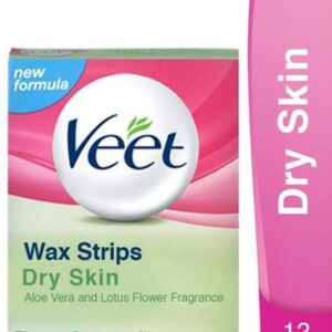 Veet Wax Strips 12'S For Dry Skin