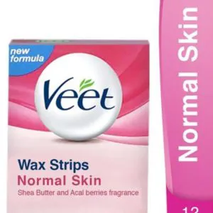 Veet Wax Strips 12'S For Normal Skin