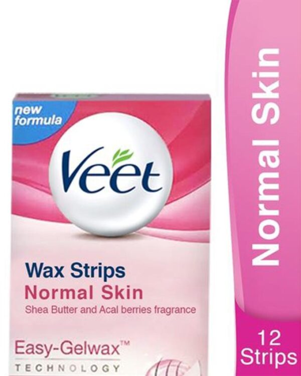 Veet Wax Strips 12'S For Normal Skin