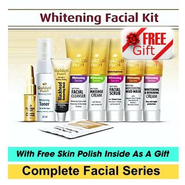 Whitening Facial Kit - 9 Pcs Complete Facial Series