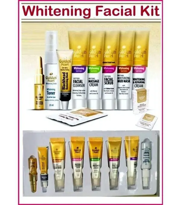 GoldenPearl Whitening Facial Kit 9 in 1