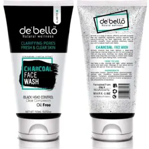 Debello Bright & Fair Charcoal Face Wash (150ml)