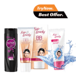 Fair and Lovely BB Creme & Sunsilk With F&L Face Wash