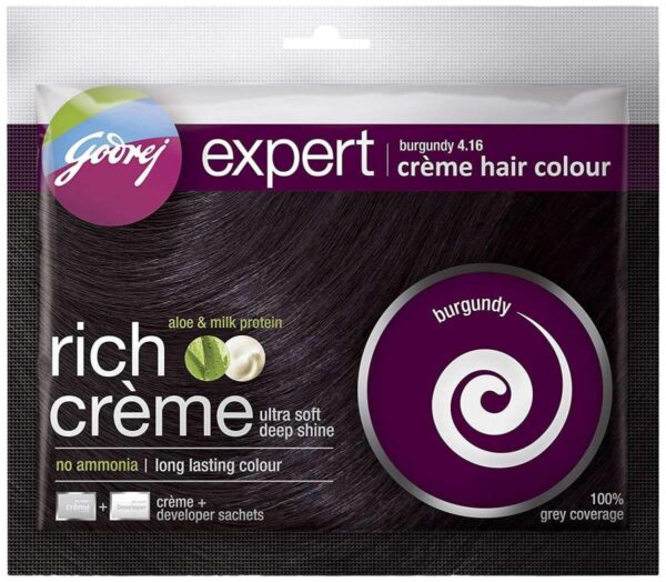 Godrej Burgundy 4.16 Creme Hair Colour