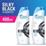 Head & Shoulders Silky Black Shampoo 400ml 2pcs