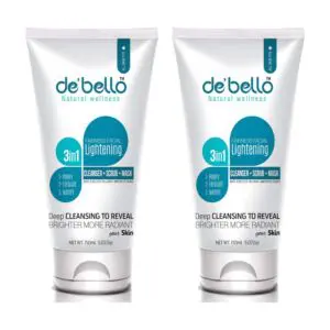 Debello 3in1 Scrub Cleanser & Mask (150ml) Combo Pack