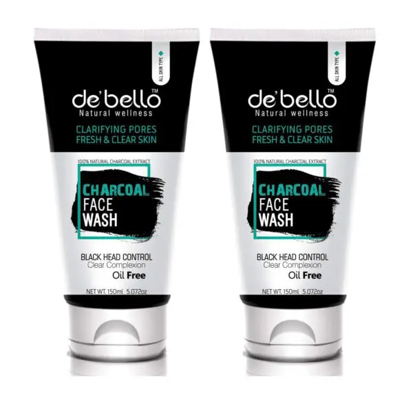 Debello Charcoal Face Wash (150ml) Combo Pack