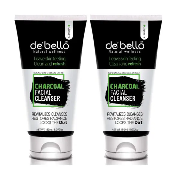 Debello Charcoal Cleanser (150ml) Combo Pack