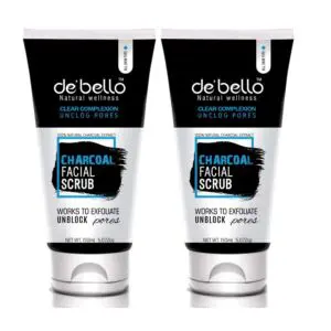 Debello Charcoal Facial Scrub (150ml) Combo Pack