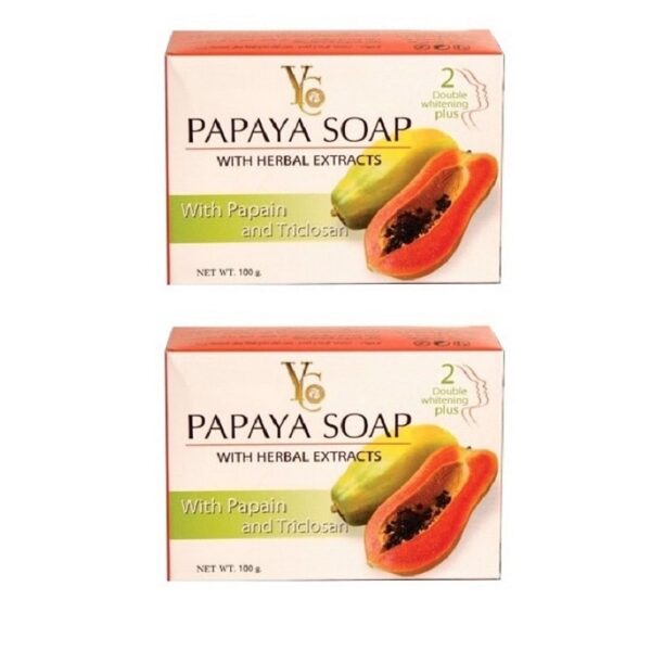 Yc Papaya Soap 2pcs
