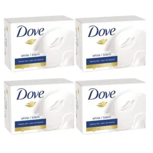 Dove White Bar Soap (Pack of 4 Deal)